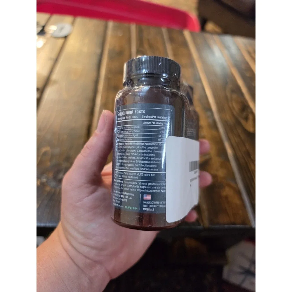 Wild Fuel Dental Probiotics Mint Flavor Breath Confidence Gluten-Free 2 Bottles‎